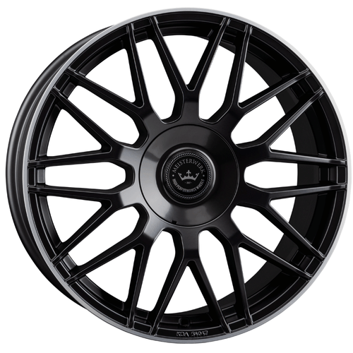 18 Zoll MX7 Alufelgen 8x18 5x108 ET40 schwarz matt mit poliertem Rand für Volvo - Bild 2 von 8