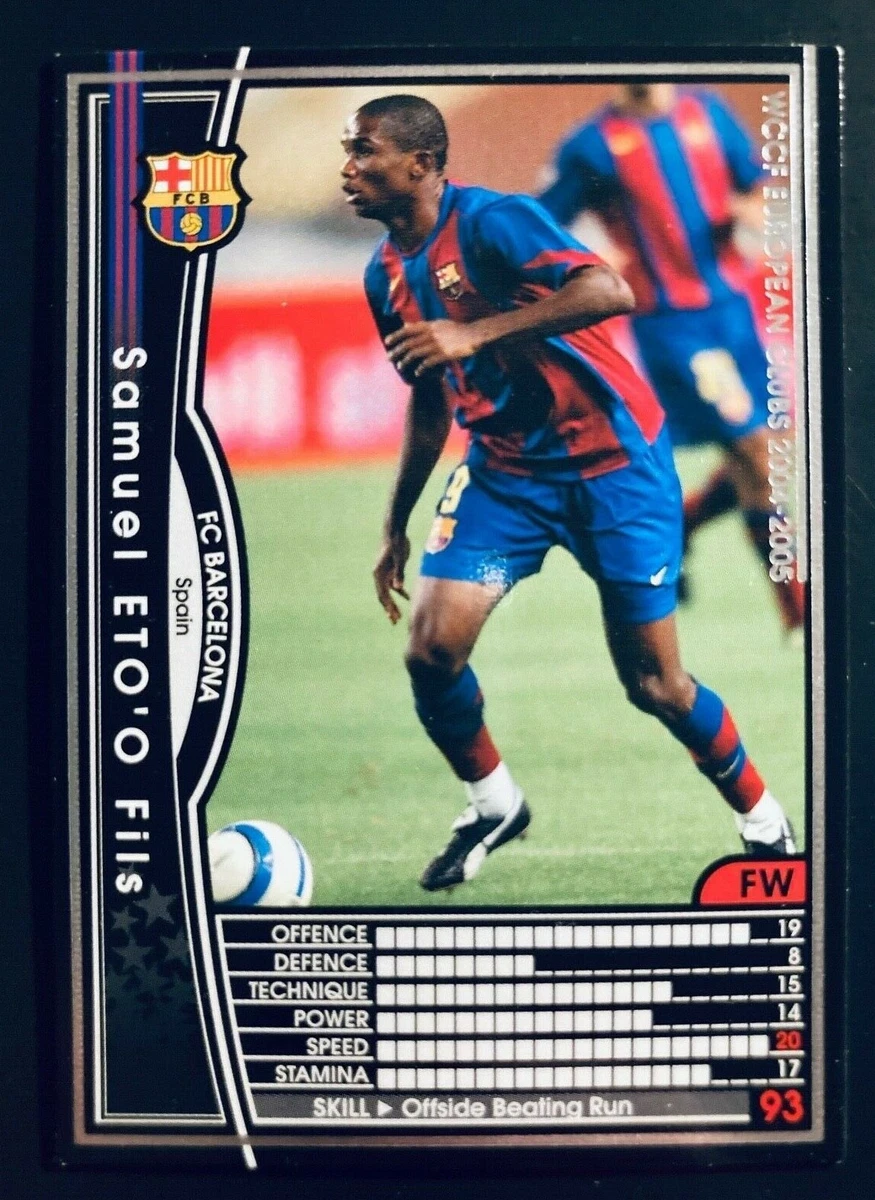 2004-05 Panini WCCF European Clubs - Samuel Eto'o #189/224 for