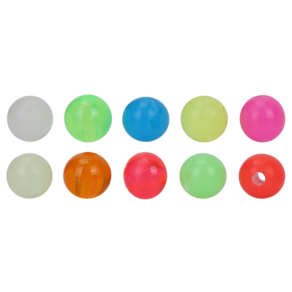 1000 Perline Da Pesca Fluorescenti - Esche Tonde In Plastica Per Attrezzatura Da Pesca - Foto 12