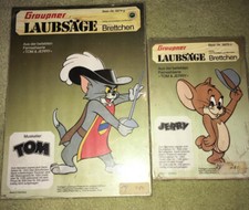 Tableros de sierra de hoja Graupner 5674g 5670c Tom & Jerry mosquetero NUEVO EMBALAJE ORIGINAL 1989 raro