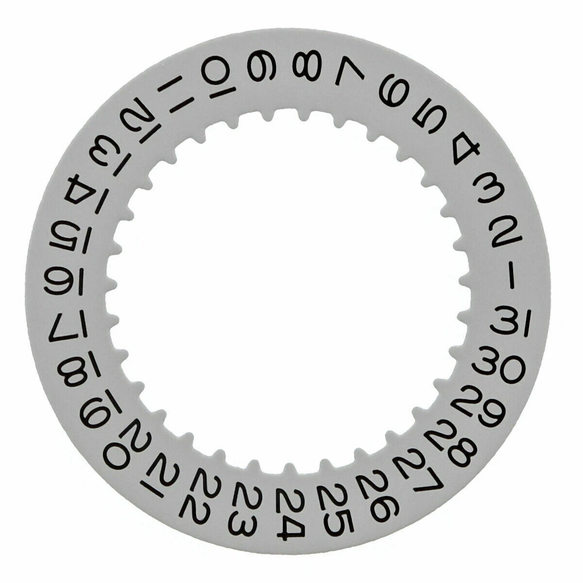 Date Disc For Rolex 3135 3155 Movement Grey Silver Color Unique Color