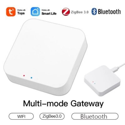 New Tuya Multi Mode Zigbee Bluetooth Gateway Hub Wireless Smart Home Bridge APP