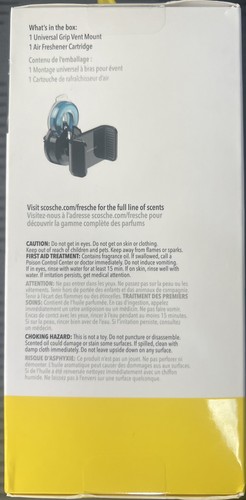 NIB SCOSCHE MAGICMOUNT FRESCHE, FRESH SCENT UNIVERSAL GRIP VENT MOUNT FREE FLOW - Picture 2 of 3