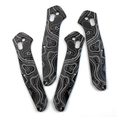 1 Pair Aluminum Alloy Knife Handle Scales For Benchmade 940 Osborne Knives