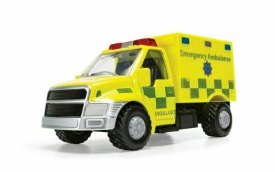 Corgi Chunkies Emergency Ambulance Truck Vehicle Yellow and Green