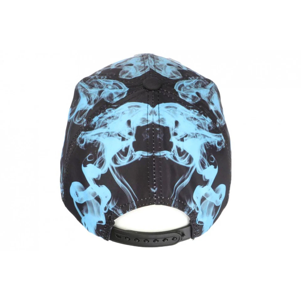 Casquette NY Bleu Ciel et Noire Graphisme Streetwear Baseball Smoky-Taille uniq - Photo 3/3