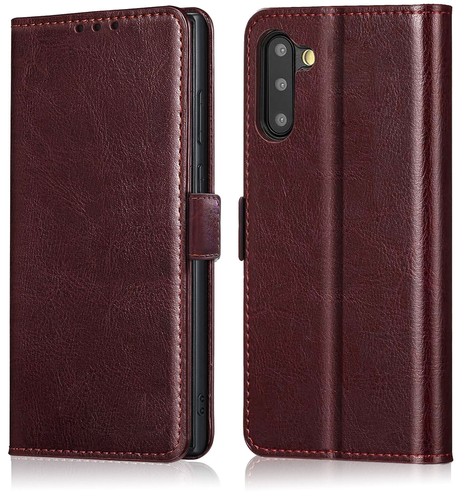 For Samsung Galaxy Note10/Note10+ Flip Wallet Leather Case Cover Glass Protector - Picture 27 of 33