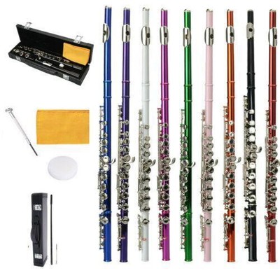 Ktaxon Senior Student Professional 16 Closed Hole C Tone Flute School Band