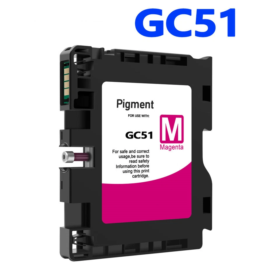 Cartucho de tinta de sublimación GC51 para impresora Ricoh SG3210DNW 4 colores/juego Foto 3 de 4