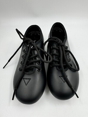 Bloch Childrens Dance Now Black Jazz Tap Shoes (techno Tap #2) Kids Size 8