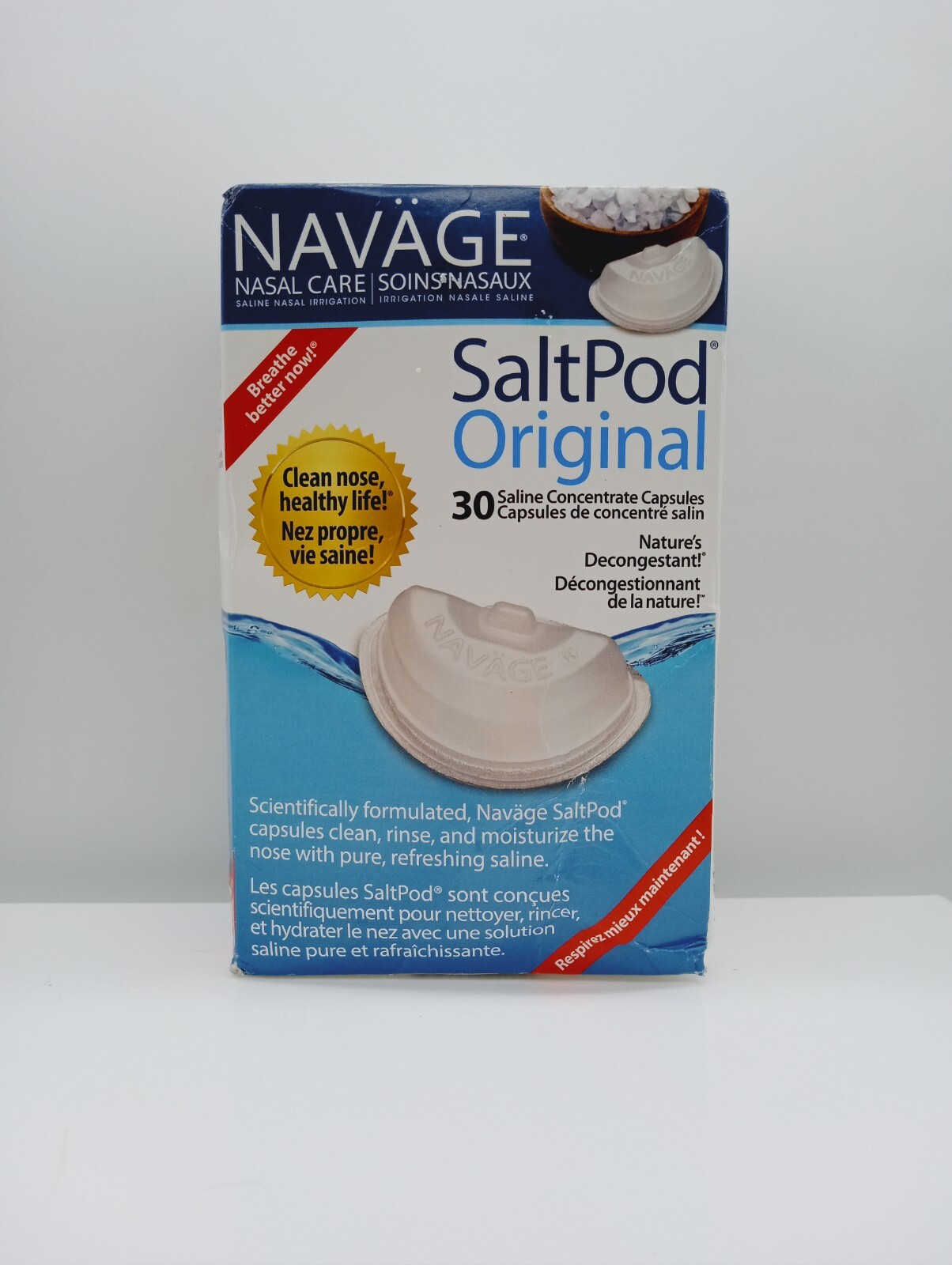 30 Navage Salt Pods Use in the Navage Nasal System Saltpod Exp. 01/2025