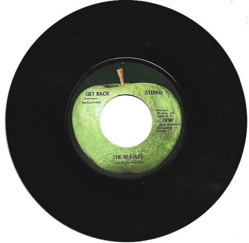 The Beatles - Get Back / Don't Let Me Down 7" 45 RPM
