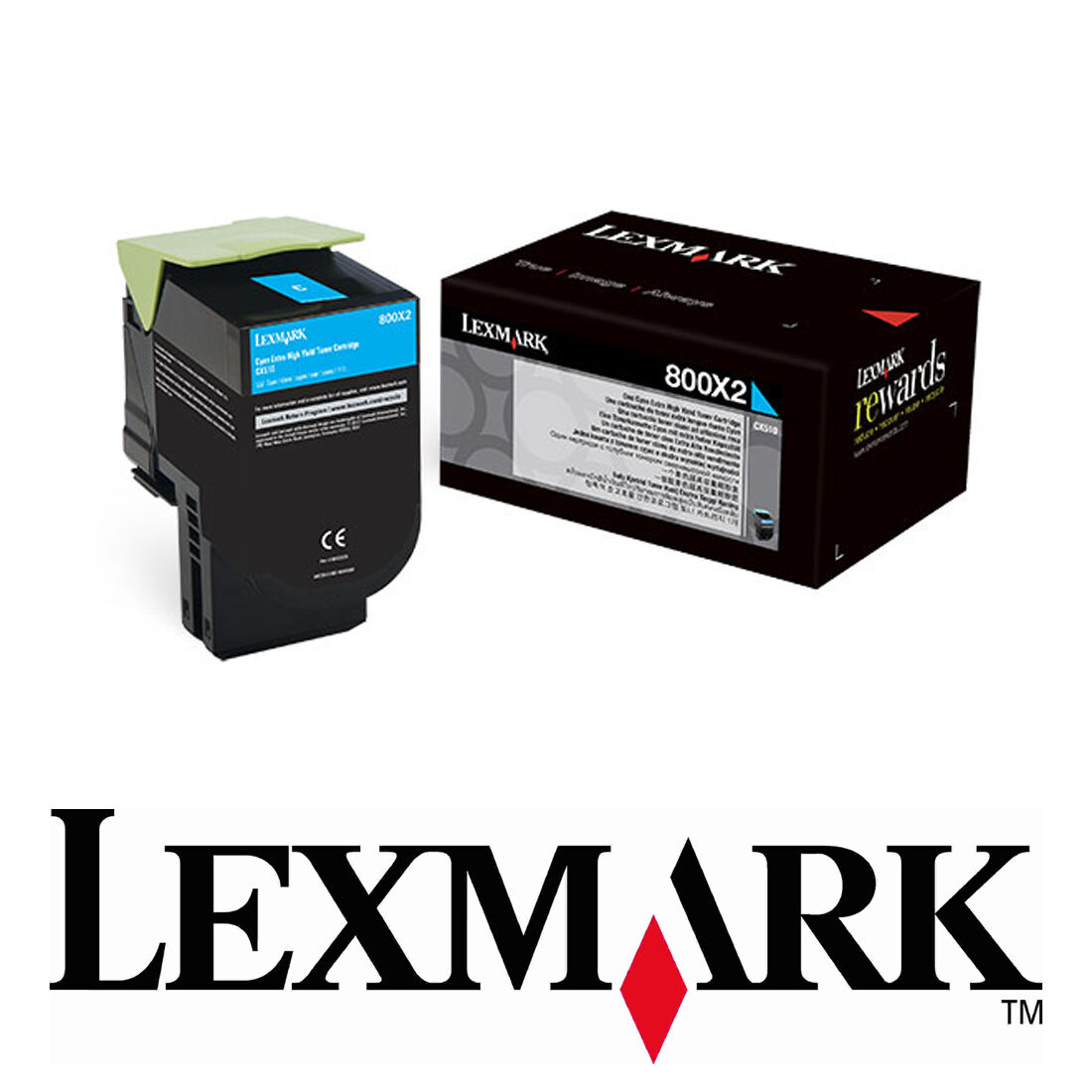Lexmark CX510the CX510dthe CX510dhe CX510de Cyan Popular brand Tone High Yield Max 45% OFF