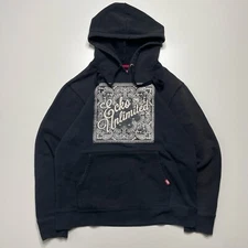 Vintage 00’s Y2K Ecko Untld. Center Hit Big Logo Black Essential Hoodie Size XL