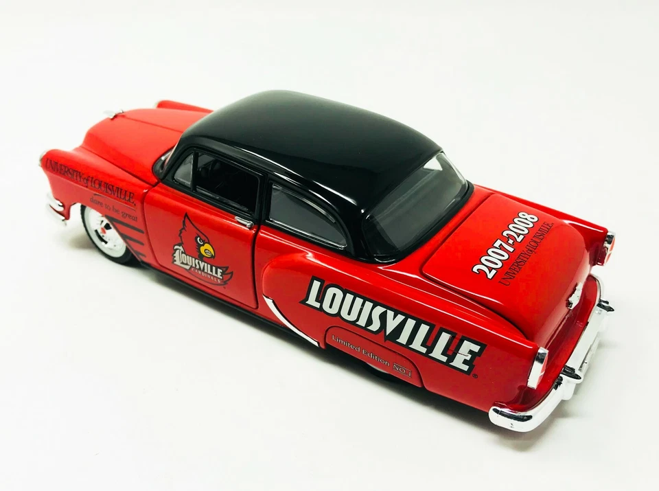 Louisville Cardinals 1 of 500 LIMITED EDITION 1954 Chevy 1:24 Scale Diecast Bank - Image 3 of 4