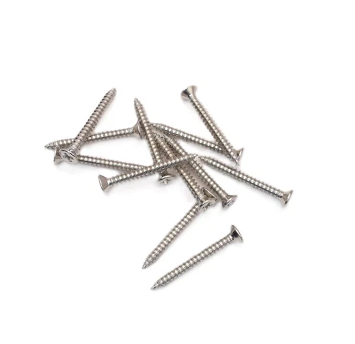 True Custom Shop® 3/4" Nickel Humbucker Pickup Ring Mounting Screws for Gibson 