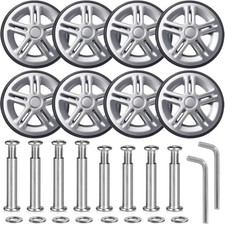 Luggage Suitcase Replacement Wheels Luggage Replacement Wheels Wear-Resistant...