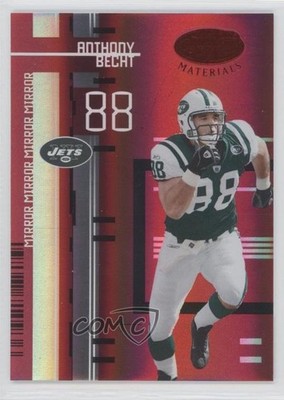2005 Leaf Certified Materials Mirror Red 53/100 Anthony Becht #80 y0i