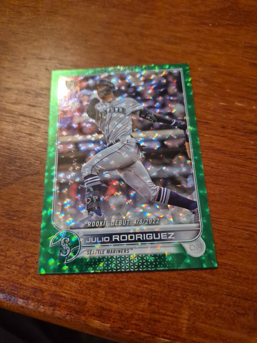 2022 Topps Update Julio Rodriguez Green Foil RC #US97 181/499 C006707