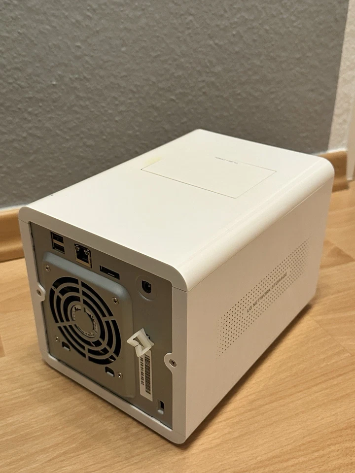 LG NAS Netzwerkspeicher (N2R1) Festplatte mit 2x 1 TB HDD - USB, CD/DVD, LAN - Bild 2 von 4