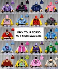 LEGO - Torsos CITY Female - PICK YOUR STYLE - Minifigure Body Parts Dress Skirt