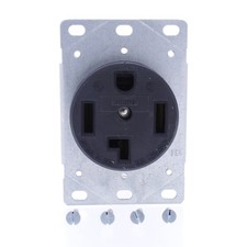 Eaton Receptacle Dryer Oven Range Stove Outlet NEMA 14-30R 30A 125/250V 1257