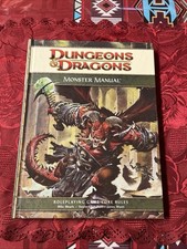 Dungeons and Dragons Monster Manual Core Rulebook D D Roleplaying Game HC Boo