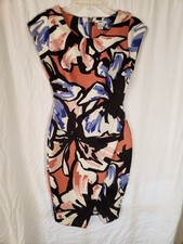 Women's Bar III Bodycon Multicolor Short Sleeve Dress Size XS (H1004)