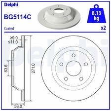 2x Bremsscheibe hinten für Ford Puma J2K | 26233522