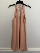 Zara, Sleeveless Peach Color Dress, Size S