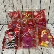 Lot Of 9 TY Teenie Beanie Babies McDonald's 25th Anniversary 2004 Sealed