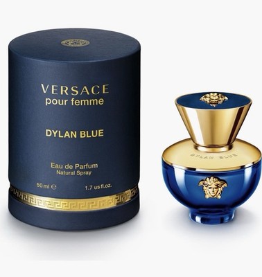 VERSACE Pour Femme DYLAN BLUE EAU DE PARFUM SPRAY FOR WOMEN 50 ML 1.7 FL OZ