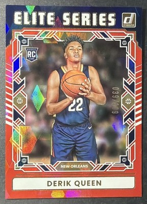 Derik Queen 2025-26 Panini Basketball Donruss Elite Series Red Cubic /199 #17