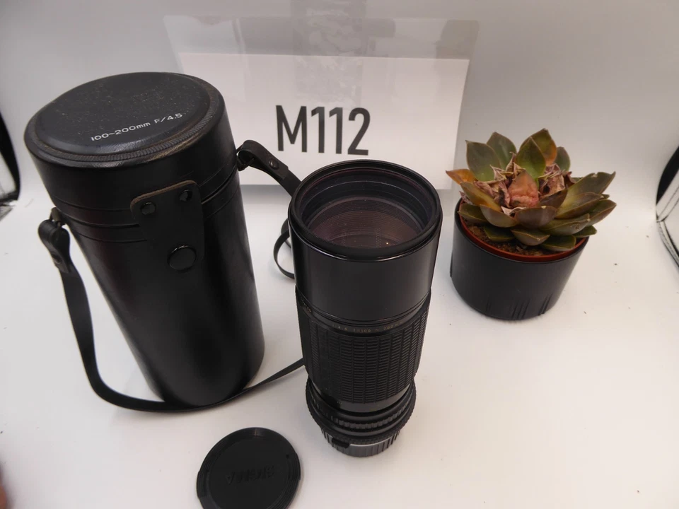 Sigma Zoom-K Macro 1:4.5 100-200 mm f4.5 Olympus Mount Camera Lens With Case - Image 4 of 4