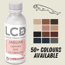 Jaguar Leather dye paint repair For Car Seats 100ml ALL IN ONE Colour Restorer