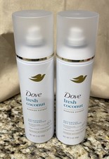 2 Dove Advanced Dry Shampoo, Fresh Coconut Damage Expert Bio Protein Care 5oz