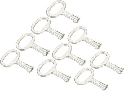 Key Shape Socket Spanner Key, 8 Pack  Cabinet Gas Water Meter Switch Key for 0.4