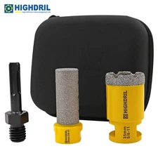 35mm Drill Bit +20mm Milling Bit+SDS Adapter  EVA Toolkit Set For Porcelain Tile