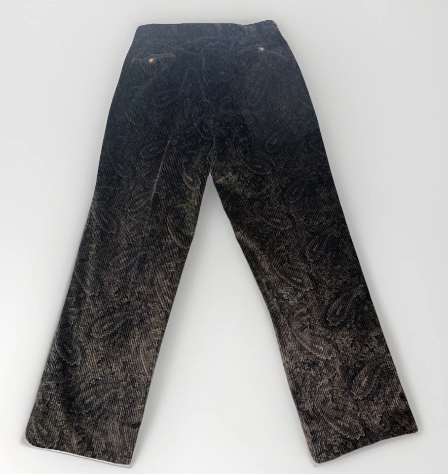 Men’s 36x32 Vintage 90’s Paisley Corduroy Bill’s Khakis Pants preppy Professor  - Image 2 of 4
