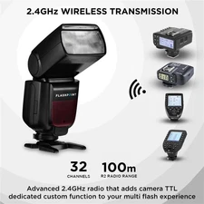 Flashpoint Flashpoint Zoom II AA R2 TTL On Camera Flash Speedlight for Fujifilm,