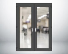 UPVC French Door - Grey - 1190mm x 2090mm