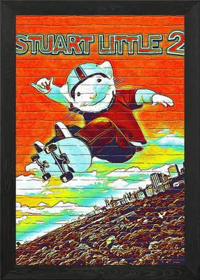 Stuart Little 2 1 gerahmtes Wandbild Poster Leinwanddruck Bild