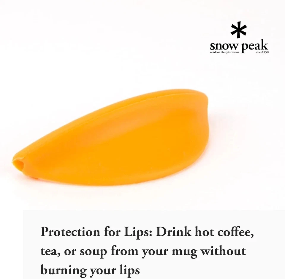Snow Peak HotLips - Equipo de camping fresco para bebidas calientes - Silicona duradera Foto 4 de 4