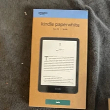 Amazon Kindle Paperwhite Gen 12 16GB Black 7in eBook Reader Touchscreen, Waterp…