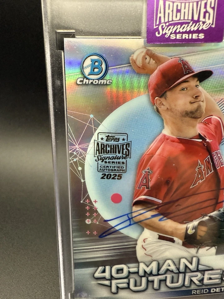 2025 Topps Signature Series Reid Detmers Angels Auto #/10 - Image 3 of 4