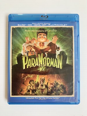 ParaNorman Blu-ray DVD 2012  2-Disc Set Digital Copy UltraViolet