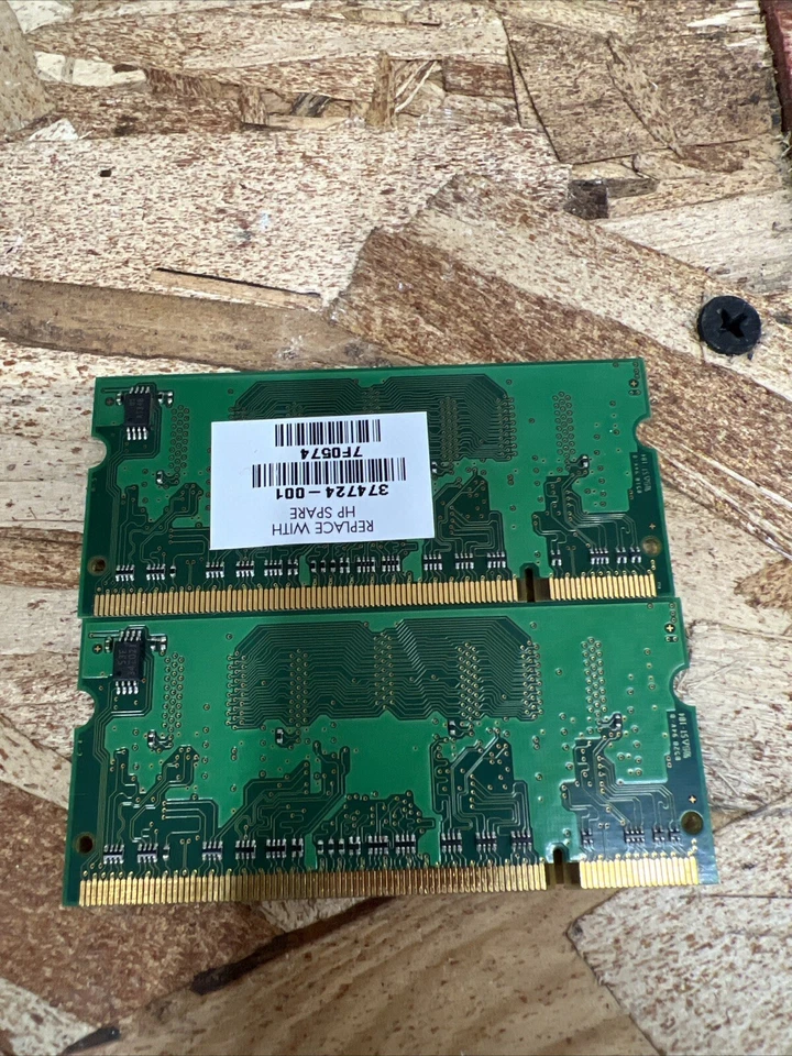 HYS64T32000HDL-5-A GENUINE LAPTOP MEMORY 256MBx2 (512mb) DDR2 PC2-3200S (CA65) - Image 2 of 2