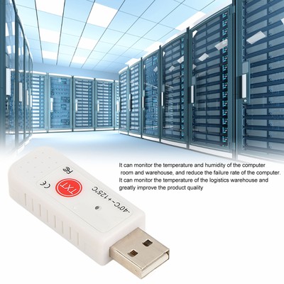 USB Computer Thermometer  Temperature Hyperbola Display Sensor Data Logger