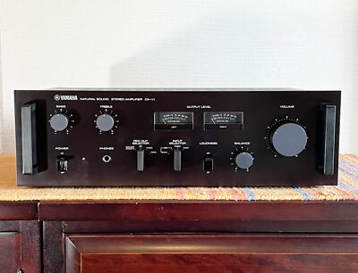 Yamaha CA-V1 Stereo Integrated Amplifier Audio Black Good Yamaha CA-V1 Stereo Integrated Amplifier Audio Black Good
