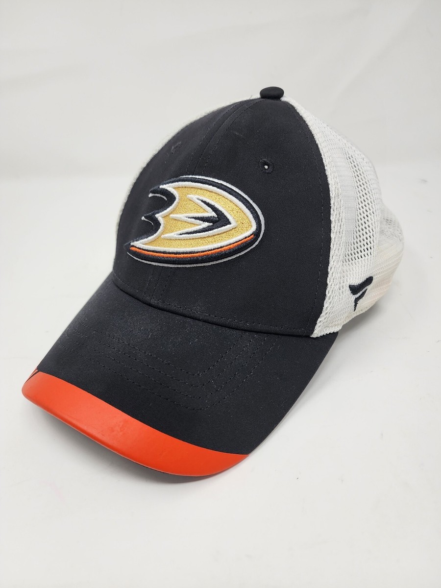 NHL Anaheim Ducks Fanatics Authentic Pro Snapback Adjustable Cap Trucker Hat NHL Anaheim Ducks Fanatics Authentic Pro Snapback Adjustable Cap Trucker Hat